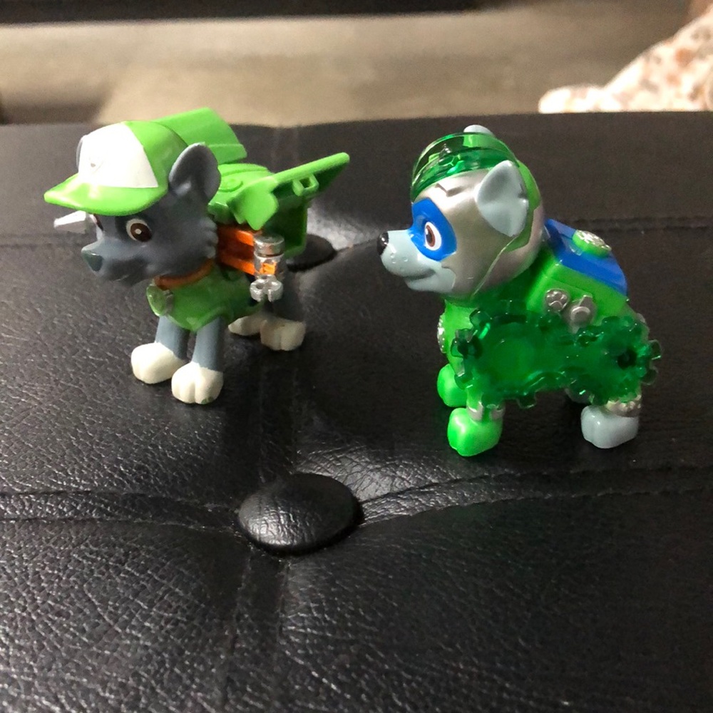 Paw Patrol - Bundle of 2 - Light up Mighty Pup Rocky